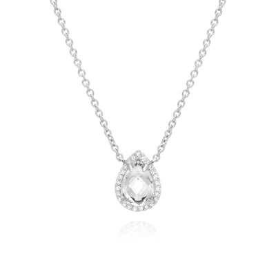 Diamond Pear Necklace - Miss Mimi