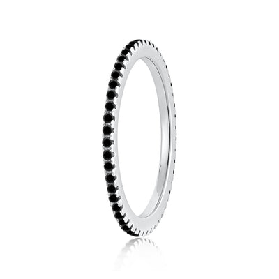 Full eternity single row stackable ring - Miss Mimi
