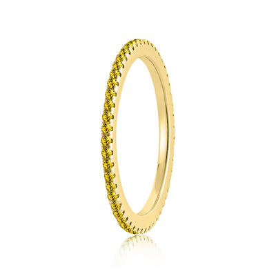 Full eternity single row stackable ring - Miss Mimi