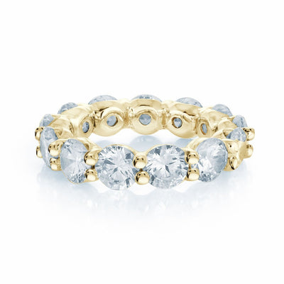 Eternity ring with a full circle of round brilliant - Miss Mimi