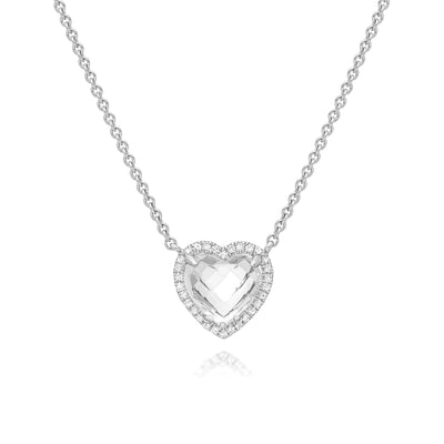 Diamond heart necklace - Miss Mimi