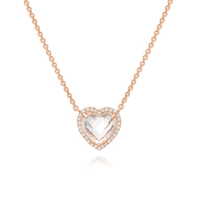 Diamond heart necklace - Miss Mimi