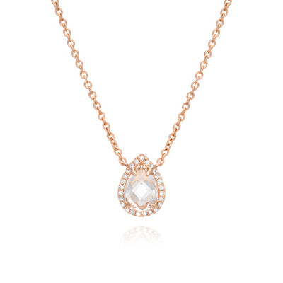 Diamond Pear Necklace - Miss Mimi