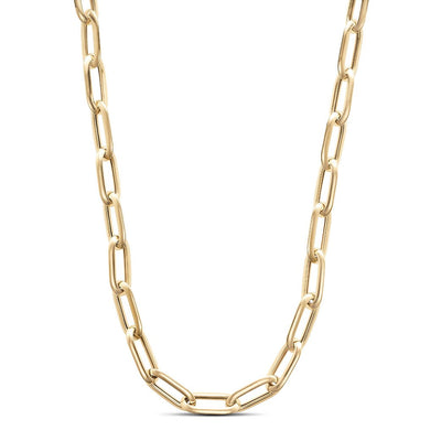 Paper clip tube link necklace - Miss Mimi