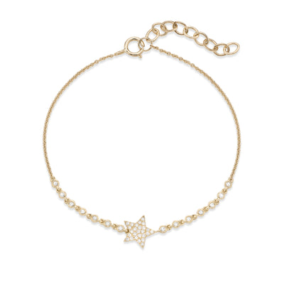Diamond Star and Bezel bracelet - Miss Mimi