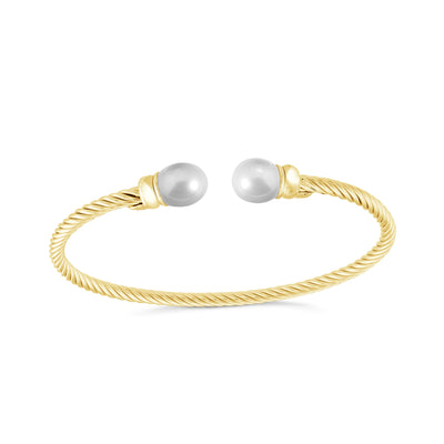 Twist cable with geniune pearls - Miss Mimi
