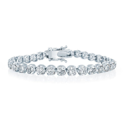 Round diamond tennis bracelet - Miss Mimi