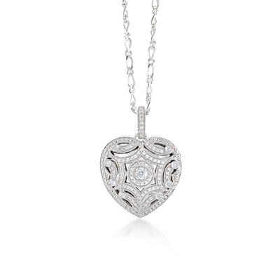 Heart shape intricate locket - Miss Mimi