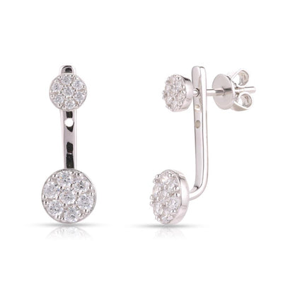 Stud and circle two pieces earrings - Miss Mimi