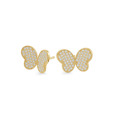 Butterfly stud earring - Miss Mimi
